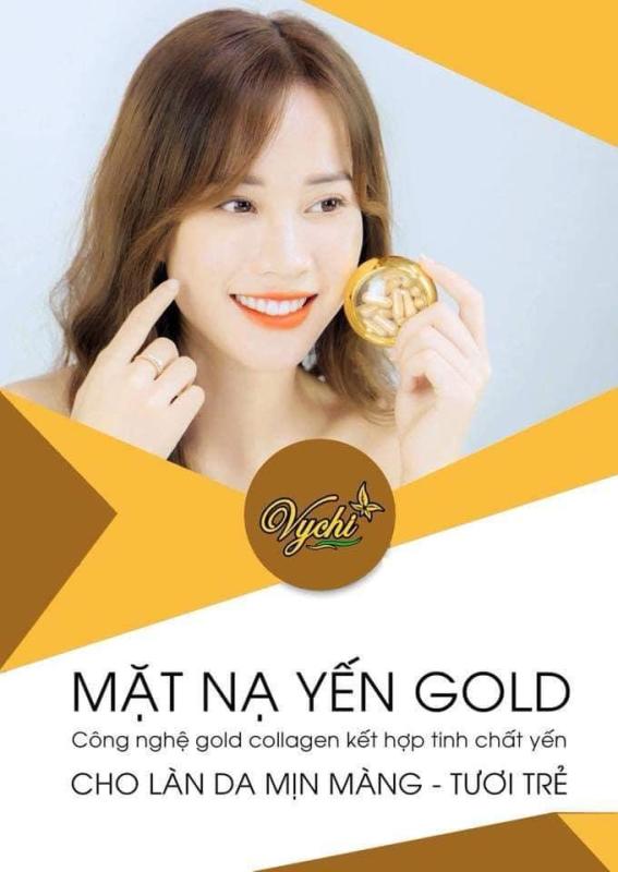 Mặt nạ yến Vychi Gold tặng chén pha mặt nạ