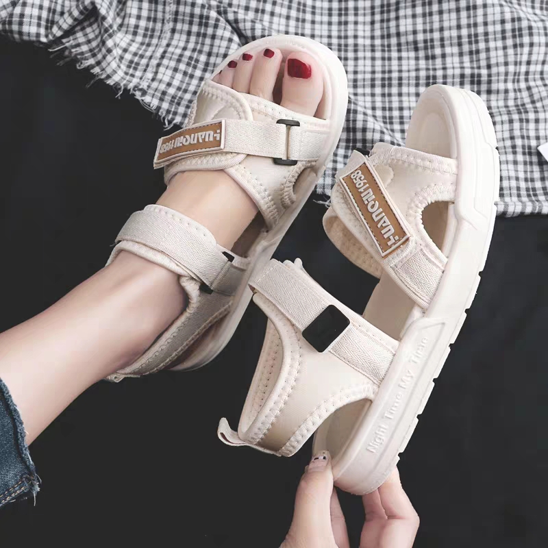 Sandal quai dán đế gấu chất đẹp siêu nhẹ