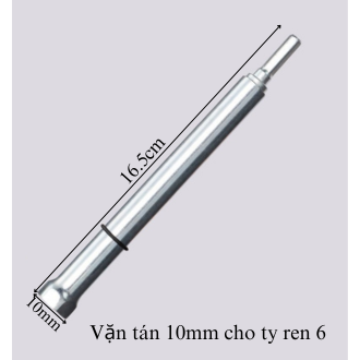 Tuýp vặn tán ốc ty ren 6/8/10mm hàng chuẩn thi công thợ thạch cao, pccc