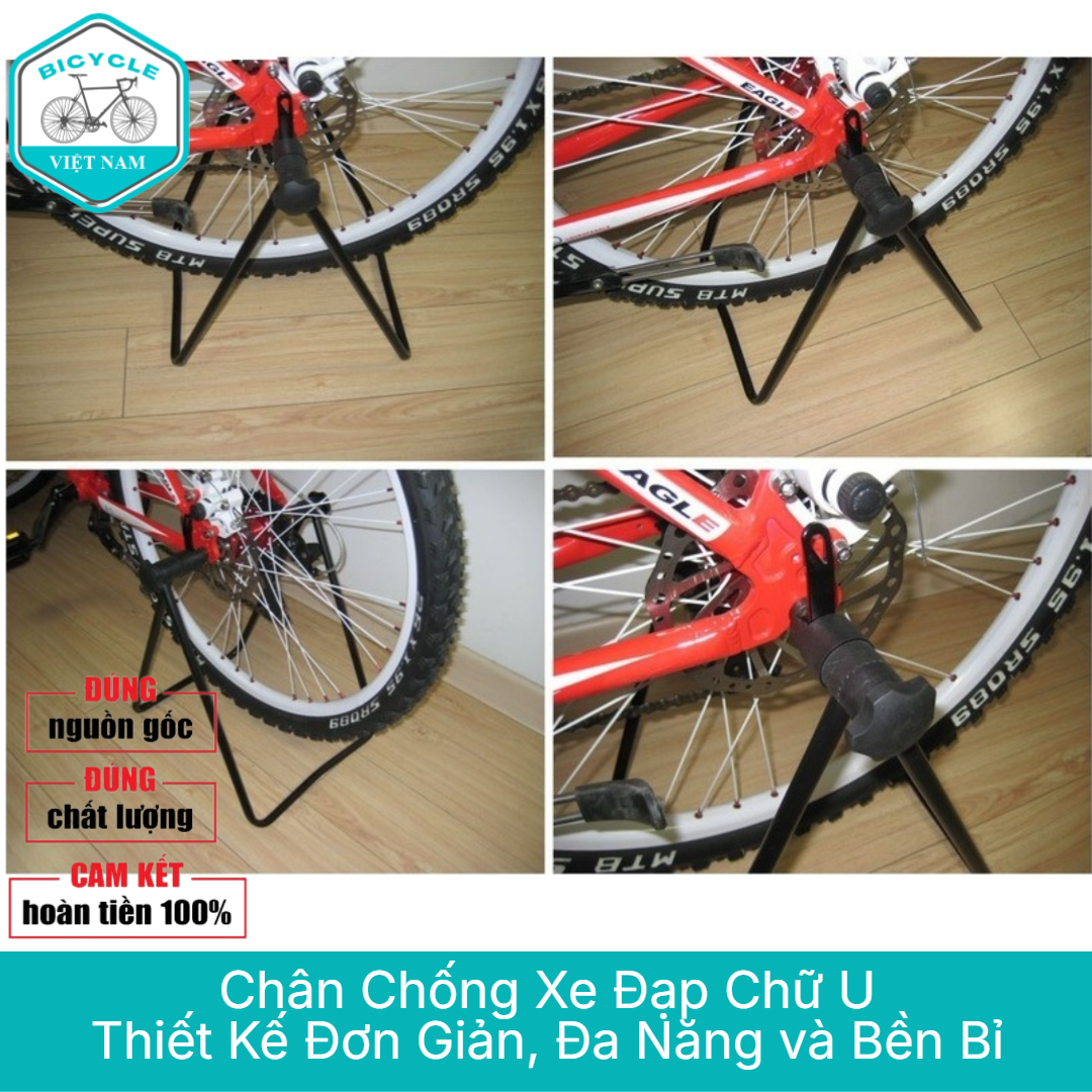 Chân Chống Xe Đạp Chữ U – Giữ Xe Ổn Định, Dễ Sử Dụng