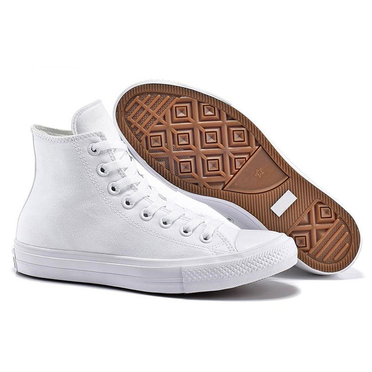 [HCM]Giày Sneaker Cổ Cao CKII Nữ Màu Trắng