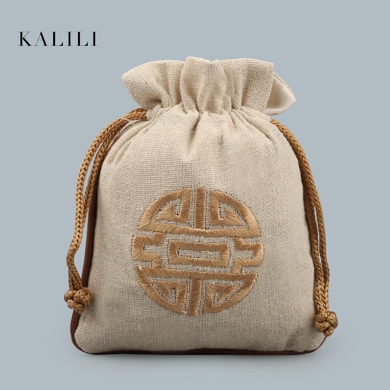 Túi đồng tâm hầu bao đựng tiền túi cổ trang trung quốc túi tua rua