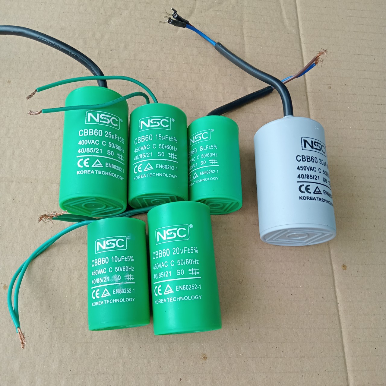 Tụ điện nsc - cbb60-hàn quốc
