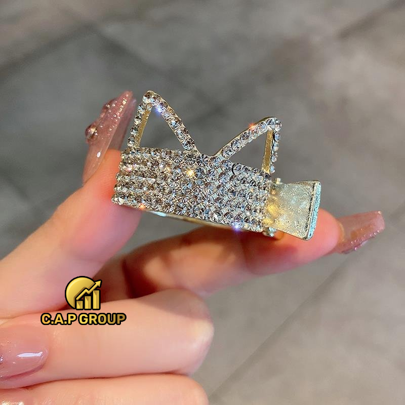 Kẹp tóc Hàn Quốc đính đá Cute sang trọng lấp lánh