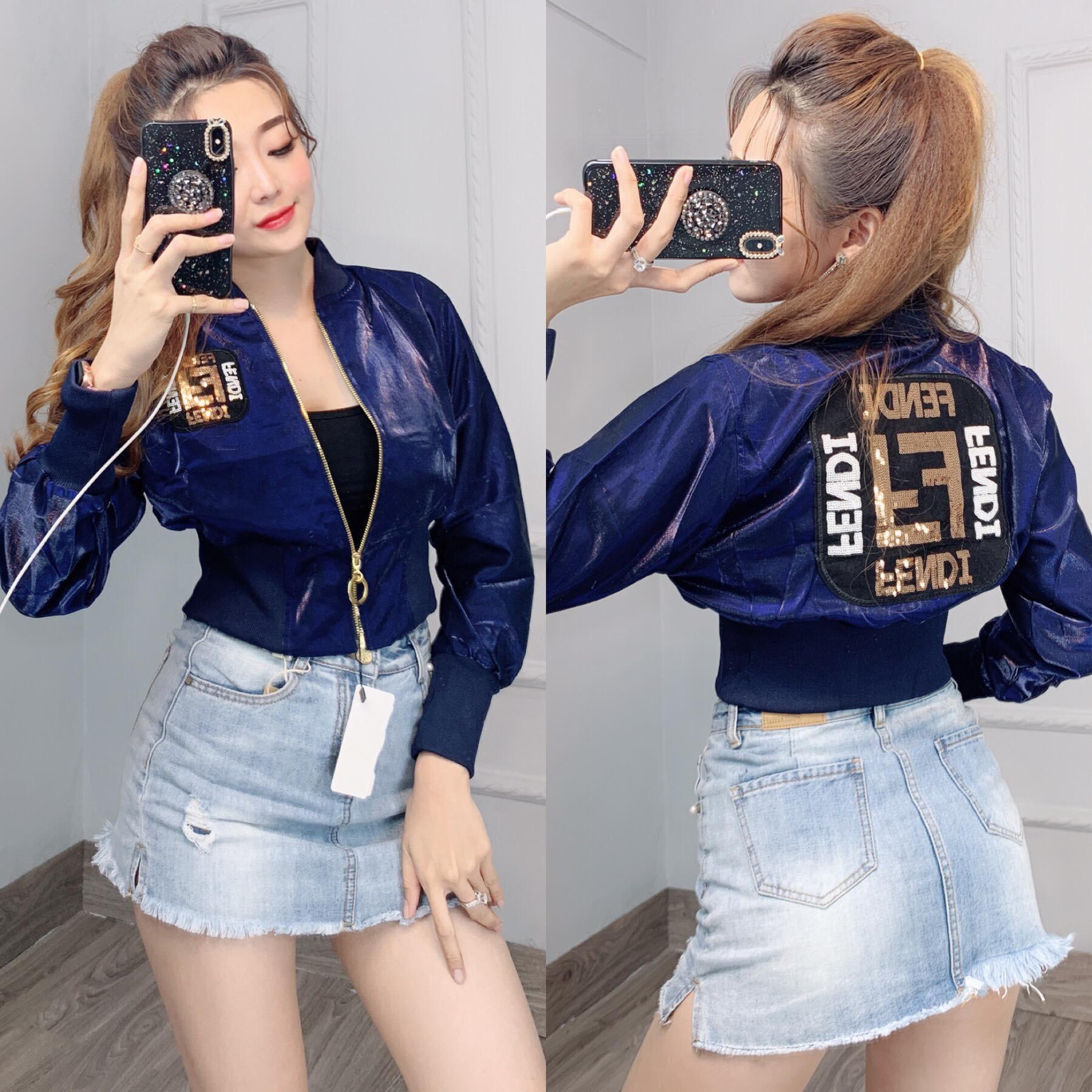 ÁO KHOÁC PHI XÀ CỪ FEN-DI ( GIỐNG HÌNH )