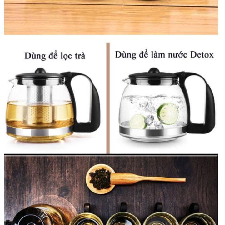 Premium Glass Teapot Set-glass tea pot filter