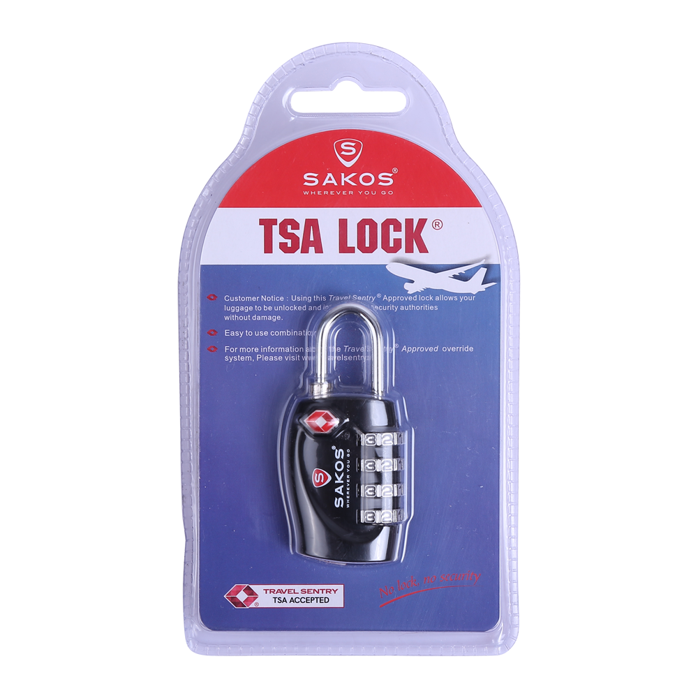 Ổ khóa du lịch TSA SAKOS YLA008 Bảo Vệ Hành Lý Tối Ưu