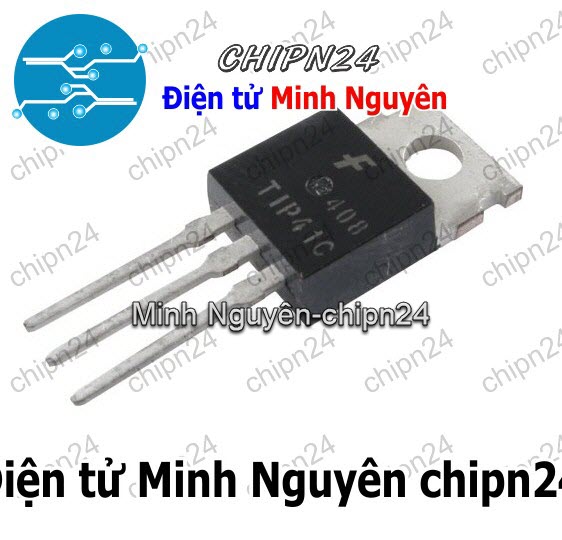 [3 con] (KT1) Transistor TIP41C TO-220 NPN 6A 100V (TIP41) - HH000666