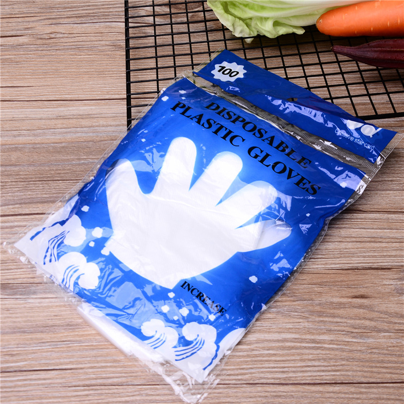 Combo 100 bao tay nilon dày dặn dùng 1 lần dùng
