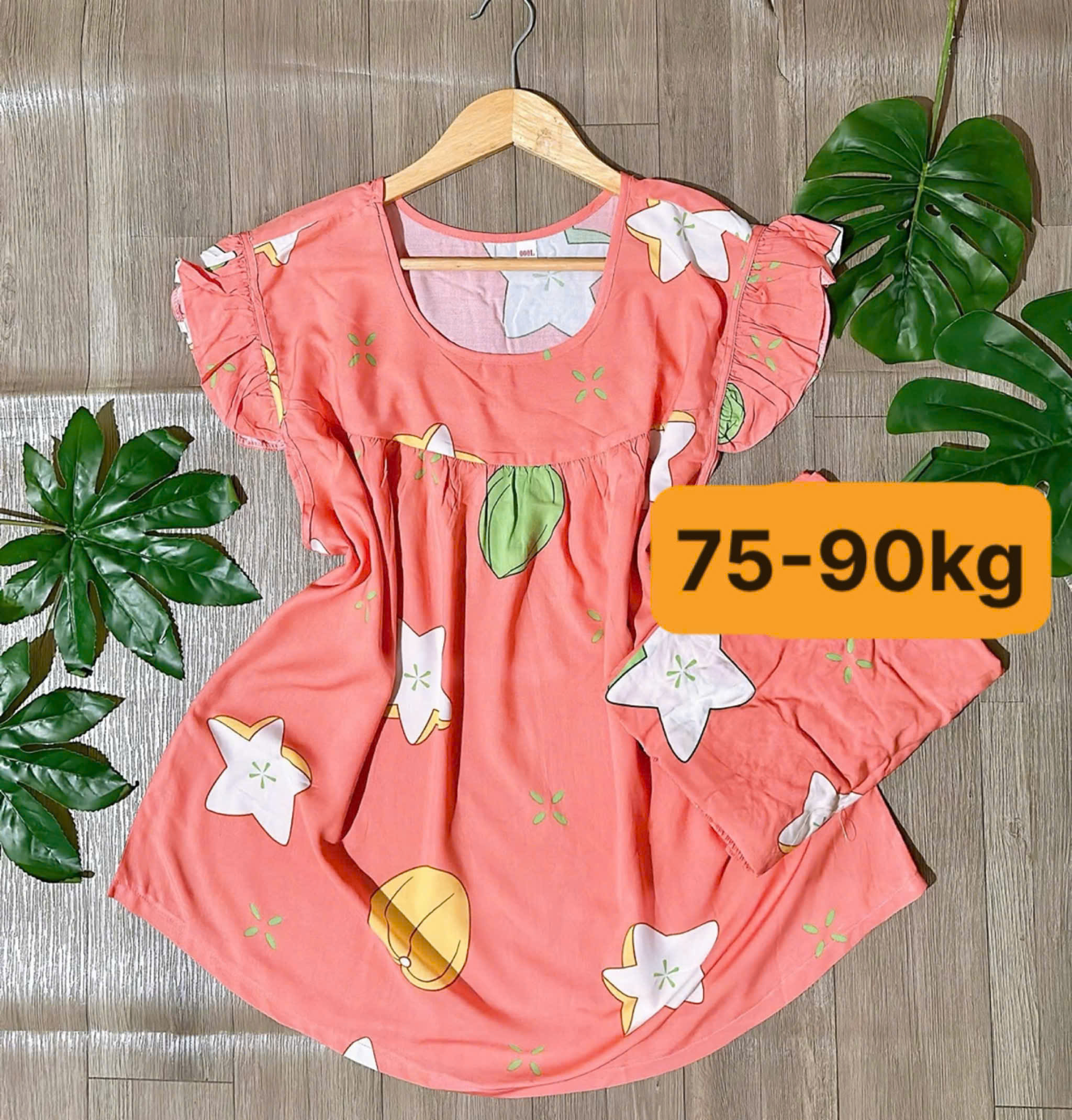 [HCM] (75-90kg) Đồ bộ BIGSIZE tole/lanh lửng. hongduyen2188.
