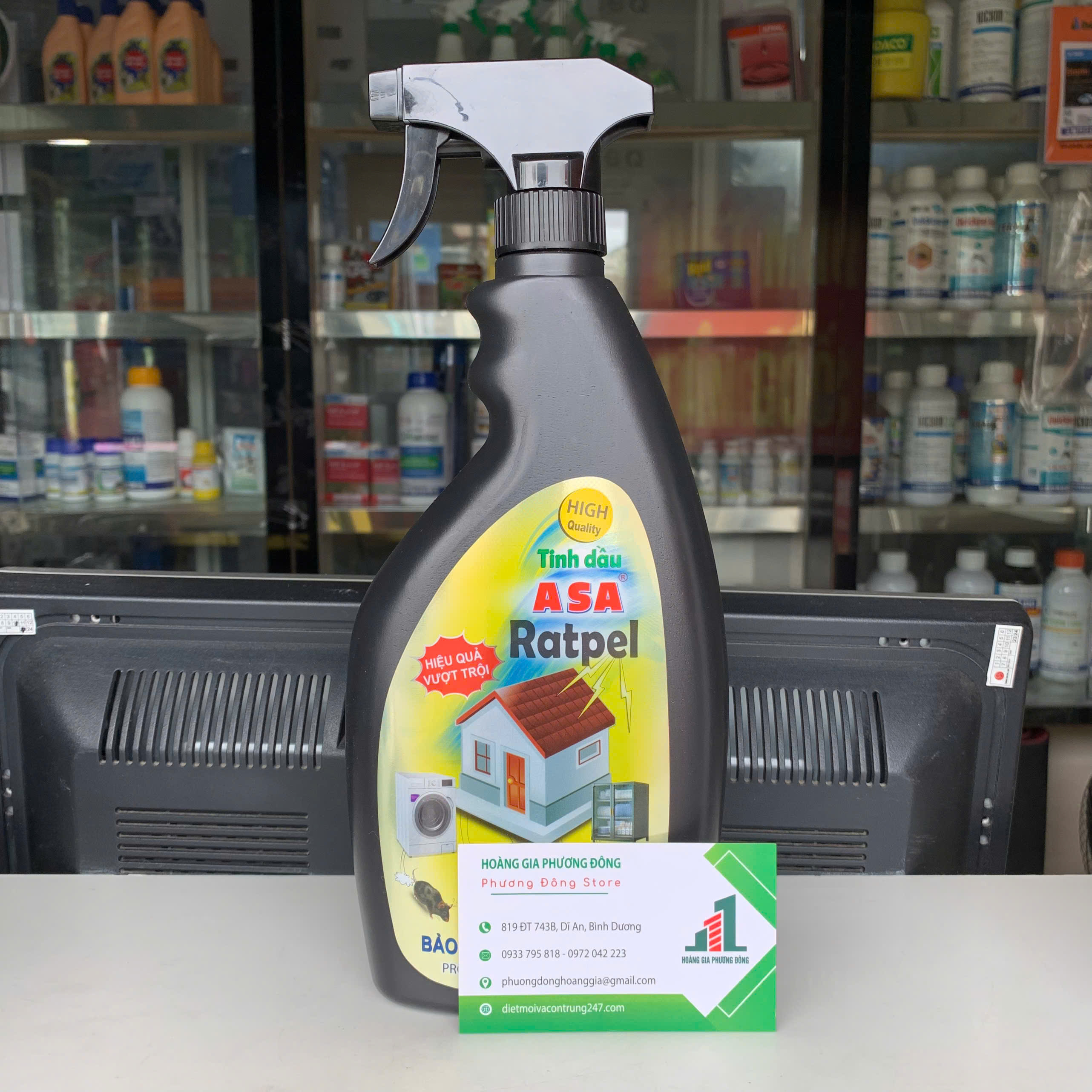 tinh dầu Xua đuổi chuột Asa Ratpel