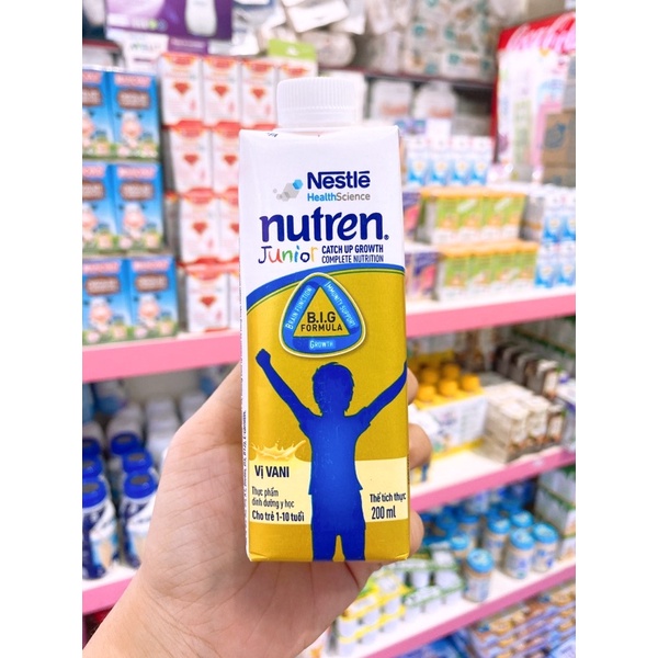 [Date 10.2025] Sữa nước Nutren Junior Pha Sẵn Hộp 200ml (1 hộp)