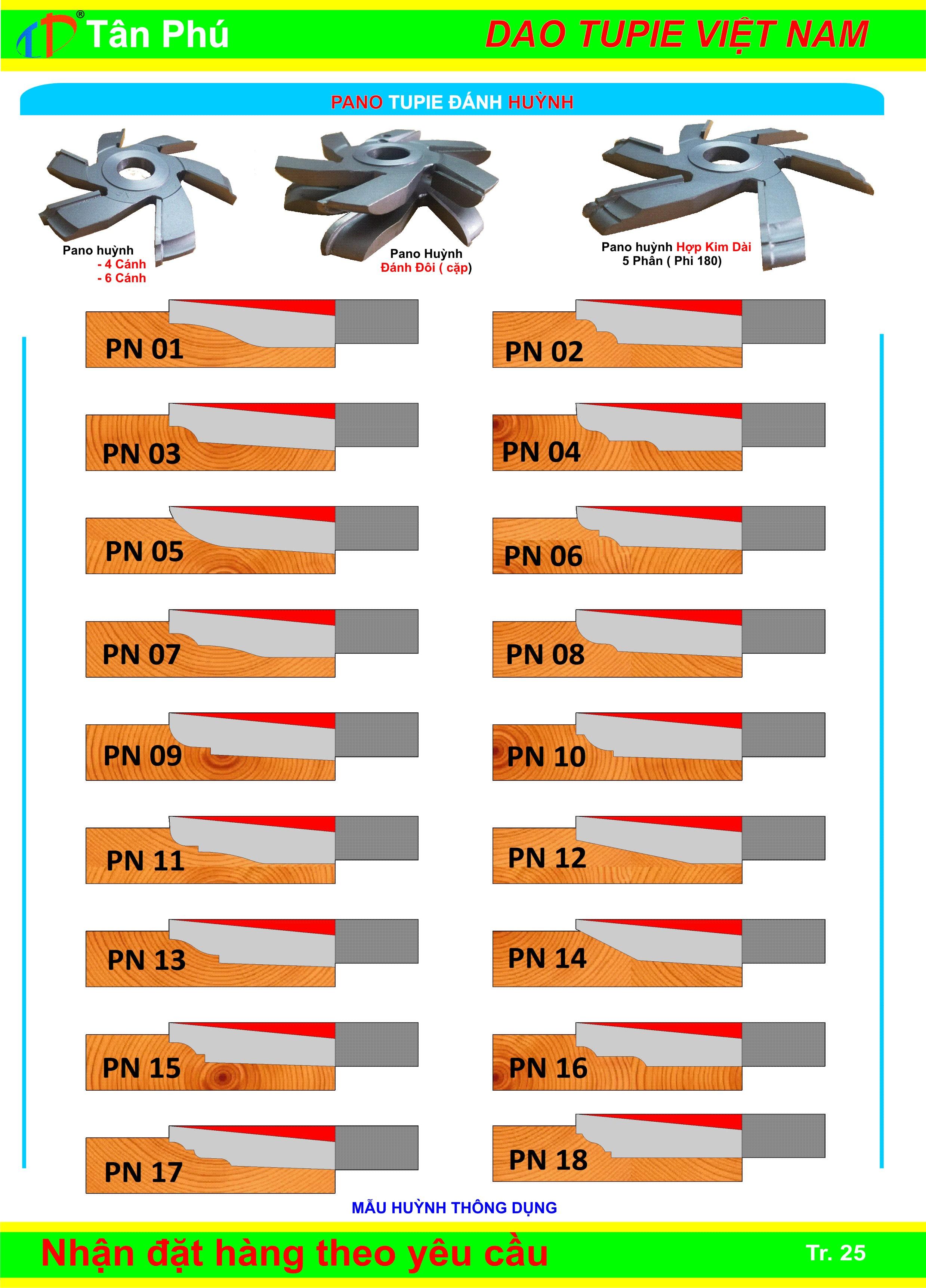 MŨI PHAY GỖ ĐÁNH VÁN HUỲNH PN03