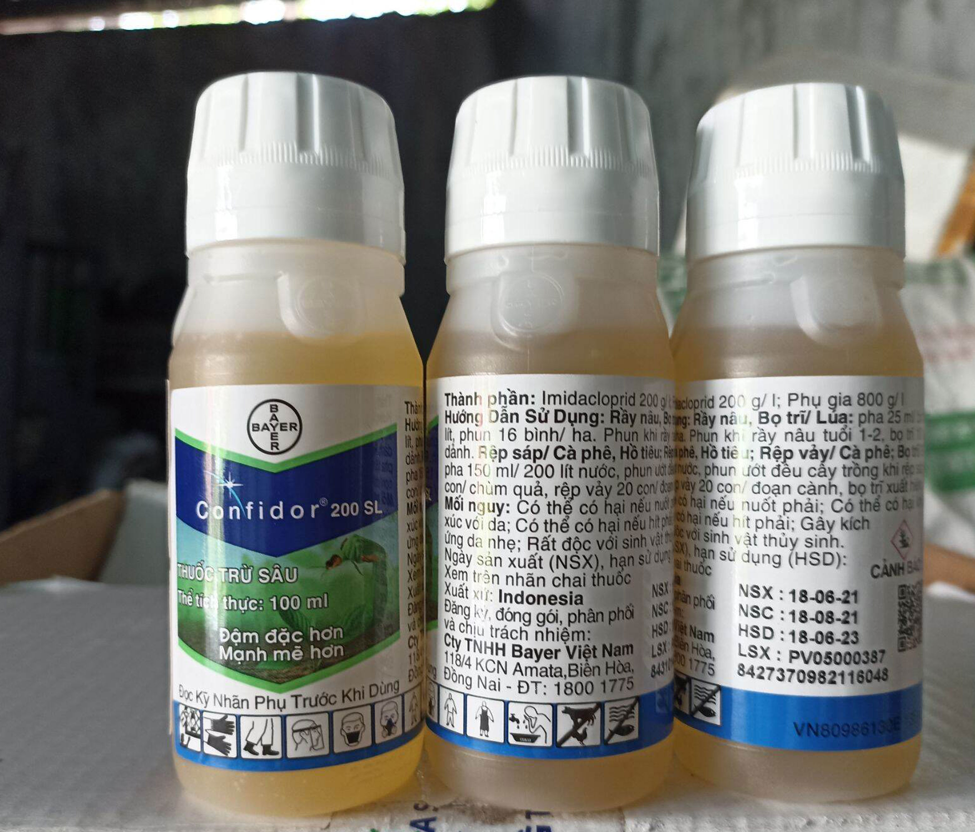 Trừ bọ trĩ Confidor 200SL chai 100ml - Bayer