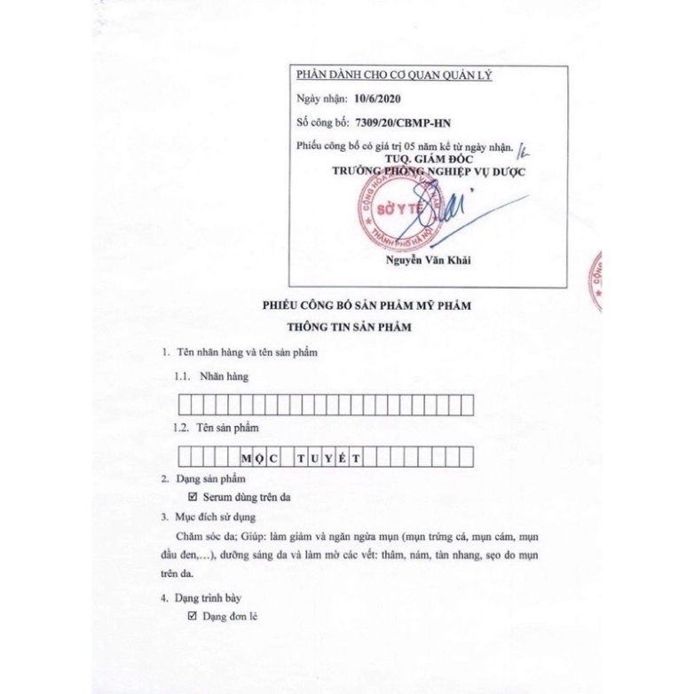 Mộc Tuyết mẫu mới nhất