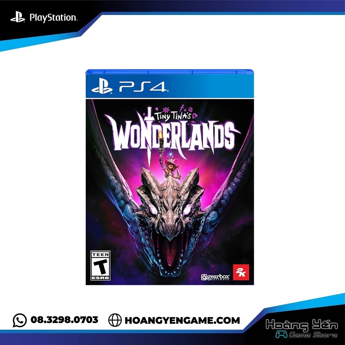 Đĩa Game Tiny Tina's Wonderlands Ps4