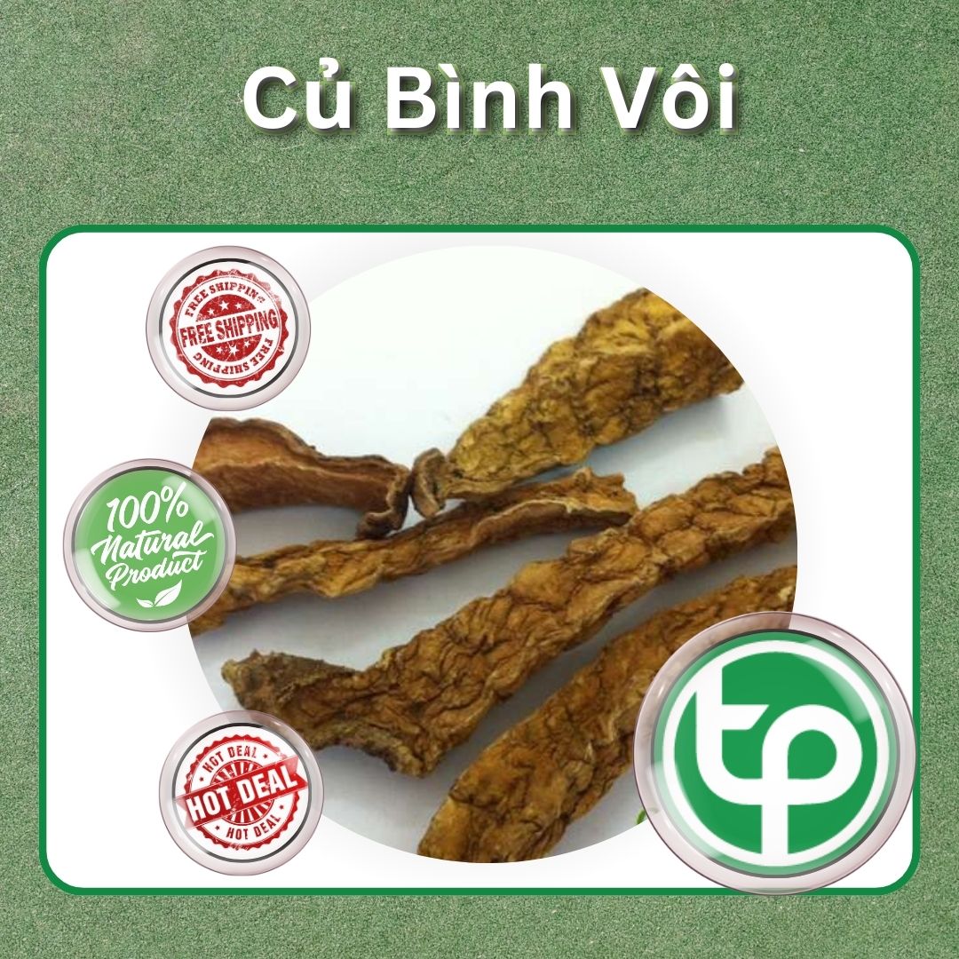 Củ bình vôi khô 500g - Hỗ trợ an thần và giúp bạn có một giấc ngủ ngon