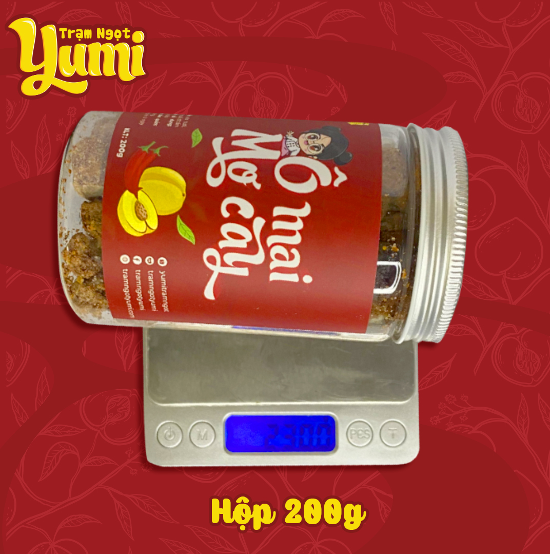 Ô mai Mơ cay Yumi đồ ăn vặt xí muội chua cay thơm ngon