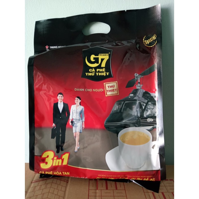 (Hàng tặng 1 gói) Cafe G7 3in1 Trung Nguyên bịch 50 gói
