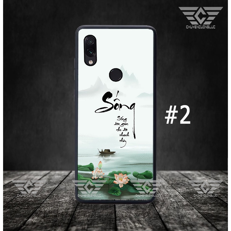 Ốp lưng XIAOMI Redmi NOTE 7 - Redmi 7 - REDMI NOTE 7 PRO thư pháp