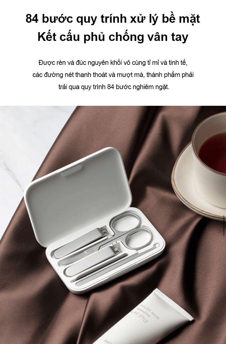 Bộ cắt móng tay inox 5 món xiaomi