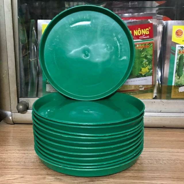 dĩa lót chậu trồng cây đk 17cm