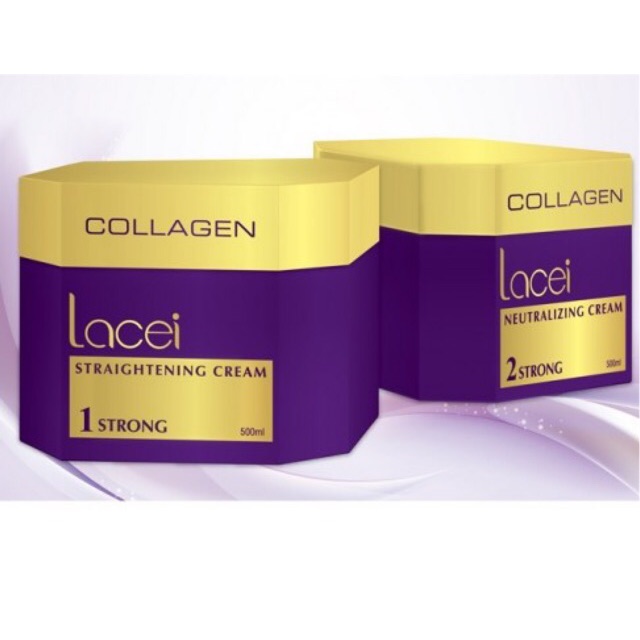 [HCM]Bộ dập duỗi tóc Collagen Lacei cao cấp siêu bóng mềm 500mlx2