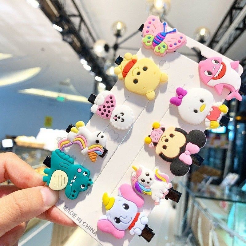 Sét 10 cặp tóc cho bé gái sành điệu