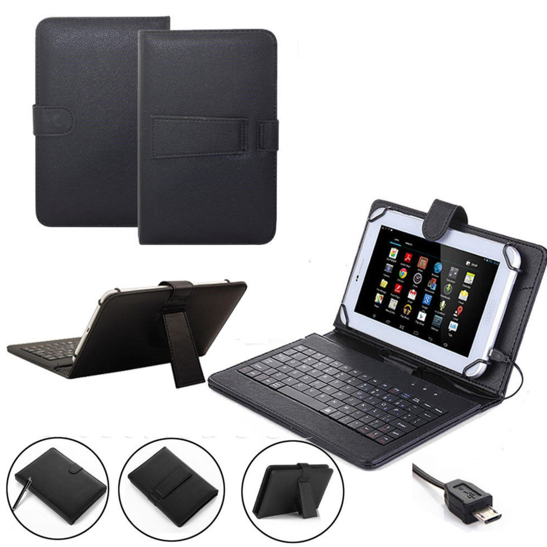 Bao da bàn phím kèm chuột cho điện thoại android có dây dùng cho điện thoại máy tỉnh bàng có kích thước từ 4-7 inch