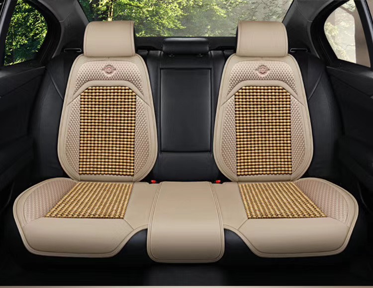 Bộ Lót ghế hàng Sau Libaiwang Da Phối Hạt Gỗ Cao Cấp Chóng Nóng Cho Xe Ô Tô - Ghế Văn Phòng - Ghế Xe Tải....