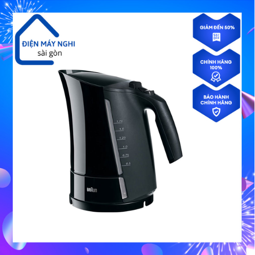 [FREESHIP MAX] [HCM]Ấm đun nước siêu tốc Braun WK500