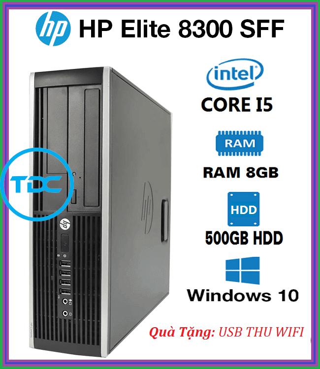 Hp compaq 8300 elite sff / intel I5 3470/ Dram3 8Gb/ HDD 500Gb cấu hình cao giá rẻ. Tặng Kèm USB WIFI