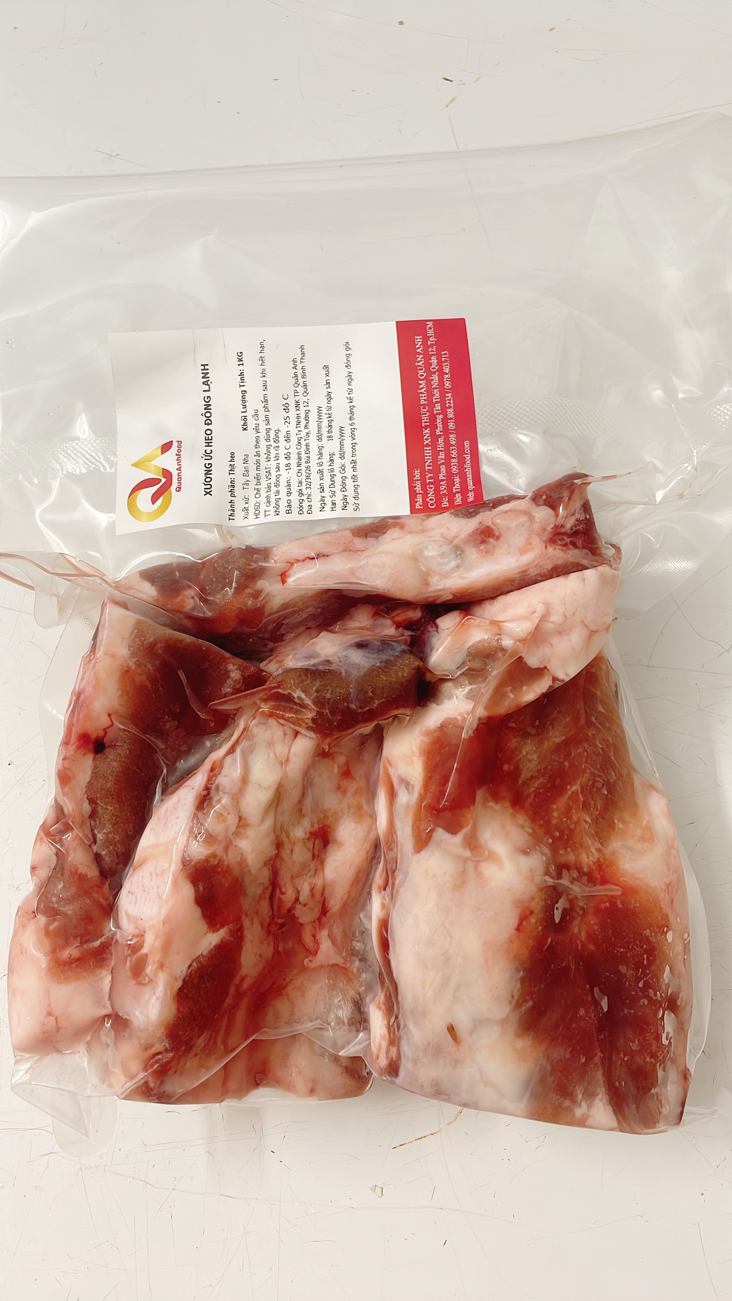 [GIAO HỎA TỐC HCM] - XƯƠNG SỤN HEO NHẬP KHẨU