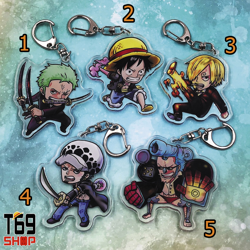Móc khóa mica anime One Piece - Nhóm 2 [T69 Shop]