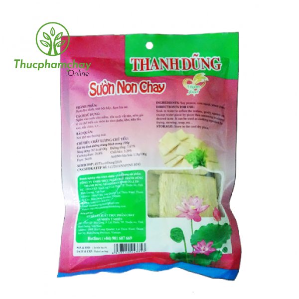 Sườn Non Chay thương hiệu Thanh Dũng 100g