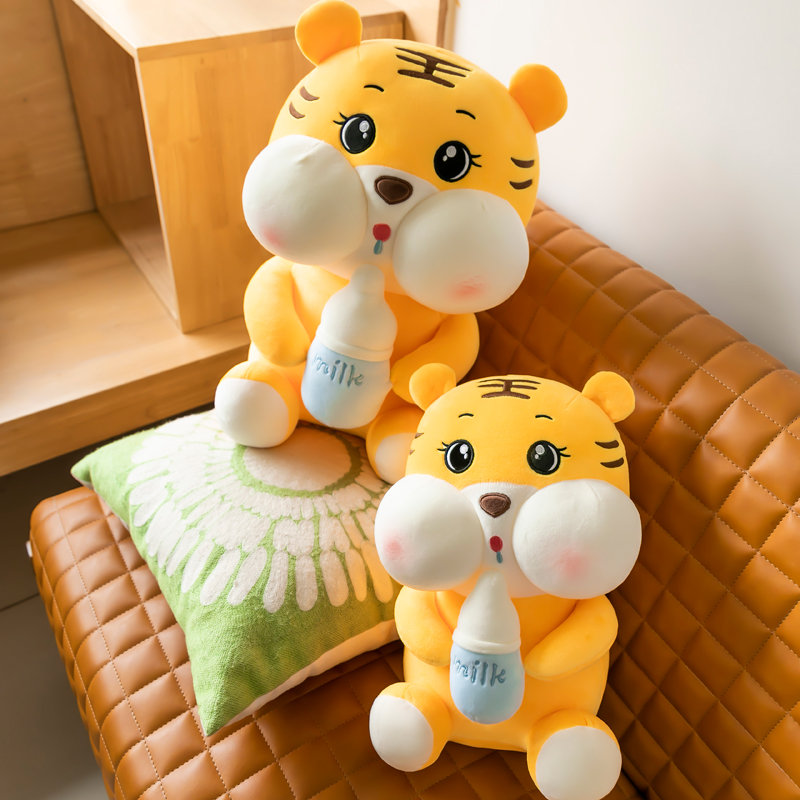 Gấu Bông Hổ Ôm Bình Sữa 80cm Cực Xinh Dứa Store