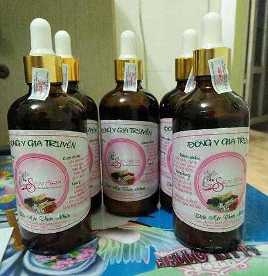 Đông y sen spa chai nhỏ 50ml