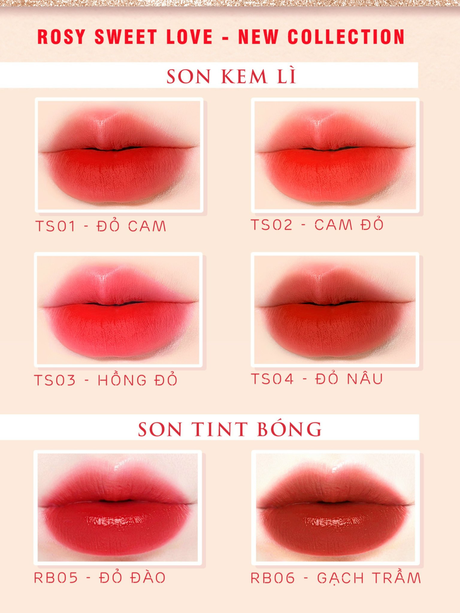 [Chính Hãng] son kem rosy