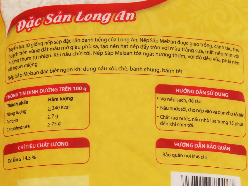 [Gói 1 Kg] NẾP SÁP [VN] MEIZAN Sticky Rice