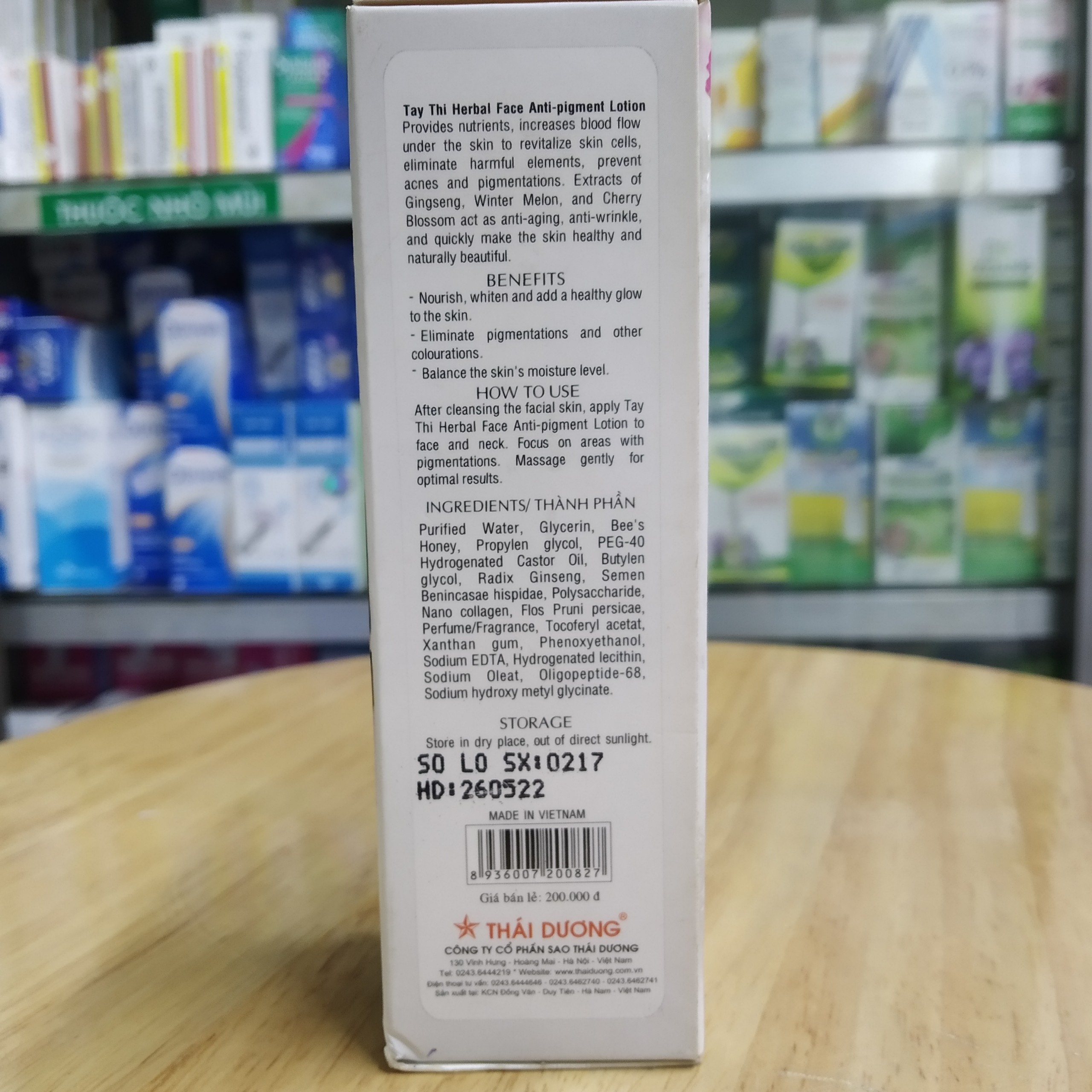 Nước chống nám Tây Thi lọ 20g