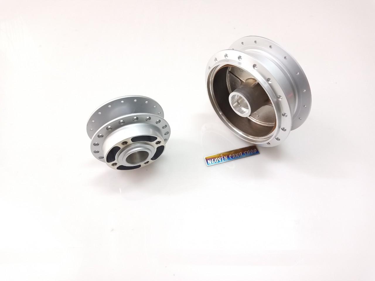 cặp đùm xe sirius 110 màu bạc