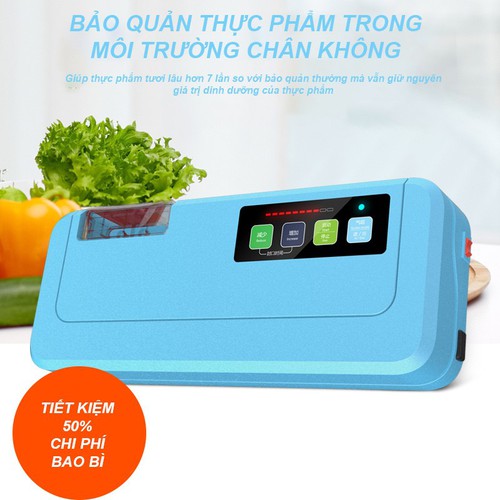 ( Tặng Kèm Túi Hút ) Máy Hút Chân Không Không Khí Không Kén Túi P290, Kéo dài thời gian bảo quản cho thực phẩm, Hút đóng gói cho mọi loại thực phẩm khô - ướt - bột, Tự động hàn miệng túi kín, Chất lượng cao
