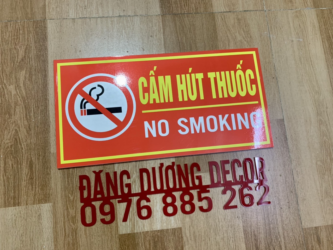 BIỂN BÁO CẤM HÚT THUỐC - CẤM LỬA..