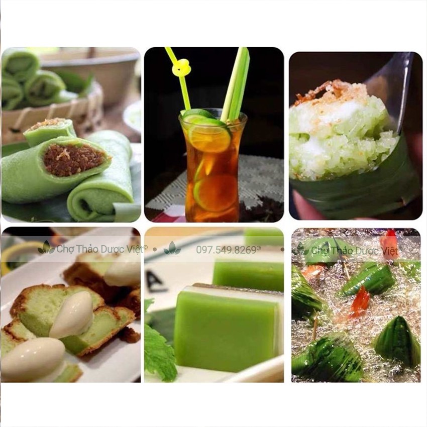 Lá nếp sấy lạnh 300g, lá dứa thơm nấu xôi, chè, tạo màu tự nhiên, tăng hương vị món ăn