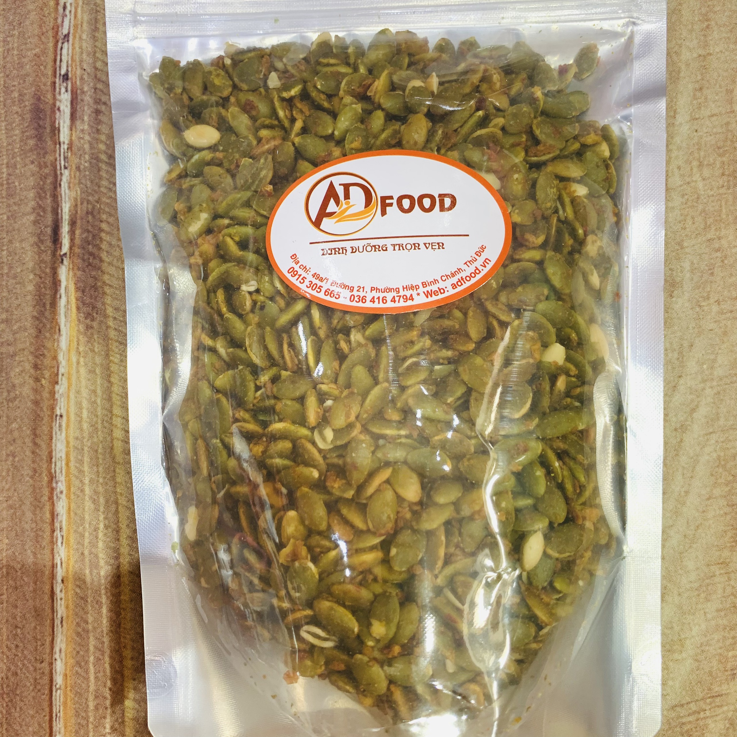 1kg nhận bí xanh sấy bơ tỏi