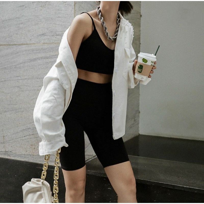 Quần legging dáng lửng nữ nâng mông - SIKY - LL01