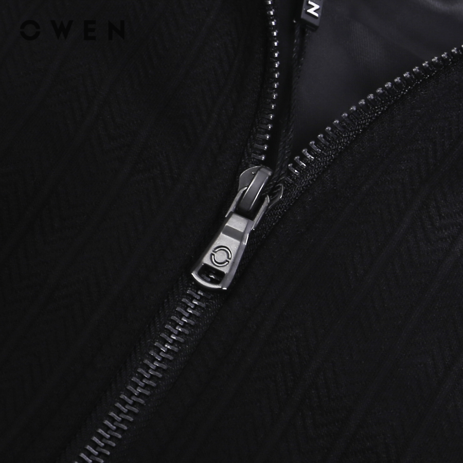 OWEN - Jacket Regular Fit JK231605 màu Đen chất liệu Polyester