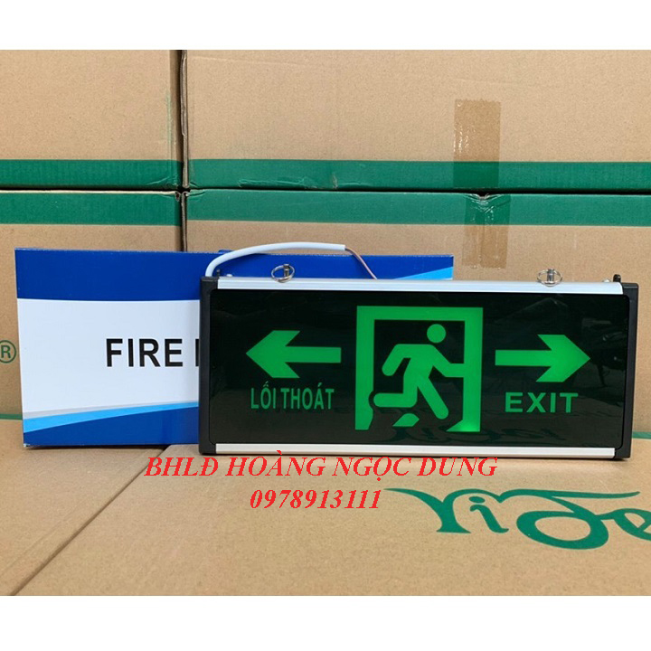Đèn Exit, Đèn Thoát Hiểm, Chỉ Lối Thoát 2 Mặt. Đèn LED Exit 2 mặt - Đèn lối thoát, đèn khẩn cấp LỐI THOÁT