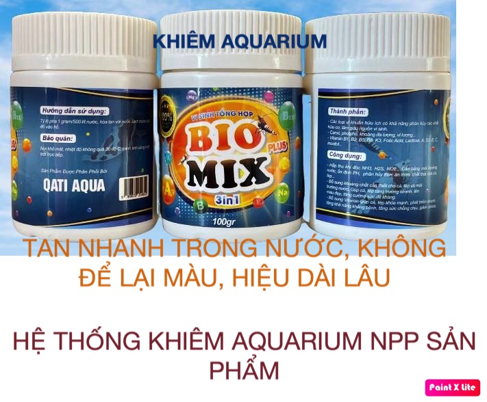 BIOMIX PLUS - vi sinh làm trong nước bể cá