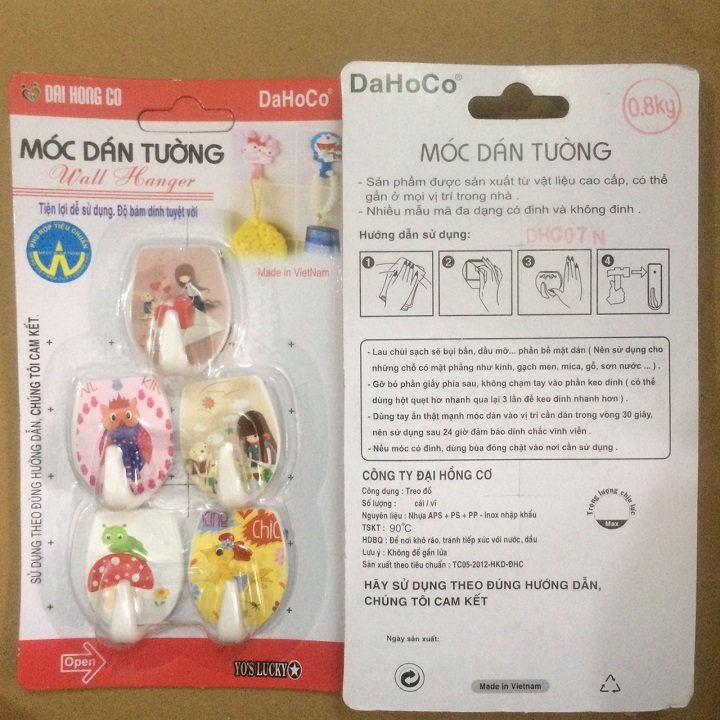 1 VỈ 5, MÓC DÁN NHỎ TIỆN ÍCH CHO GIA ĐÌNH , CHỌN PHÂN LOẠI CÓ ĐINH VÀ KHÔNG ĐINH. TH665.348